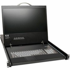 Tripp Lite by Eaton NetCommander 16-Port Cat5 KVM over IP Switch - 19 in. LCD 1 picture