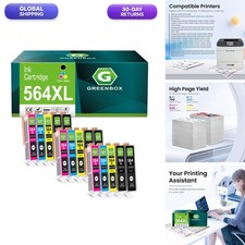 GREENBOX 564XL Ink Cartridges for DeskJet 3520 Photosmart 5520 15 Pack picture