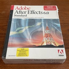 Adobe After Effects Standard 6.0 (need 3.x-5.5 To Use) - Upgrade for Mac -Sealed picture
