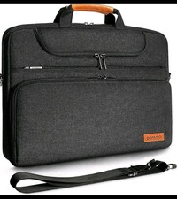 DOMISO 17 Inch Multi-Functional Laptop Sleeve Business 17 - 17.3 Inch, Black New picture
