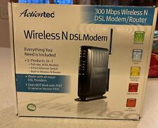 Actiontec 300 Mbps Wireless N DSL Modem/Route GT784WN-01 Used In Box Manual picture