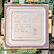 AMD K6-III+ 450 / ACZ:  2.0V Core, 3.3V. Socket 7 CPU picture