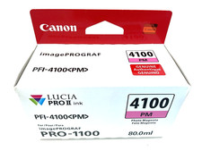 Canon Original PFI-4100 PM 80mL Photo Magenta Pigment Ink Tank - 6782C002 picture