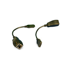 3in PCMCIA Lan Cable E-LS-1 Type Linksys NetGear DLink - Black picture