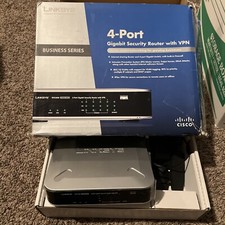 Linksys RVS4000 1000 Mbps 4-Port Gigabit Wired Router with VPN + Power Adapter picture