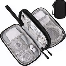 Electronics Accessories Organizer Bag, Portable Tech Gear Phone Accessories S... picture