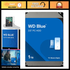 1TB Internal Hard Drive HDD - 7200 RPM, SATA 6Gb/s, 64MB Cache, 3.5