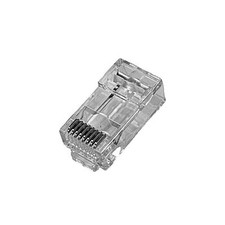 CAT6/CAT6A RJ45 8P8C Pass Through Modular Plug Unshielded connector, 100pcs picture
