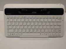 Samsung Mini Ipad Keyboard White and black S/N DF1C220AS P/N:ECR-K15AWEBXAR picture