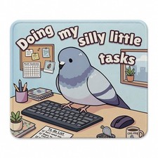 Funny Pigeon Mouse Pad, 9.5x7.9 Inch picture