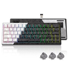 Womier Q61 60% Percent Keyboard with QMK/VIA Topographic Gaming Keyboard, Wir... picture