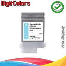 PFI-106 Photo Cyan Ink Cartridge for Canon 6400s 6400 6450 Printer PFI106PC picture