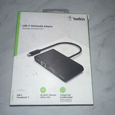 Belkin AVC005BTBK USB-C Multimedia Adapter with GbE HDMI VGA USB-A picture