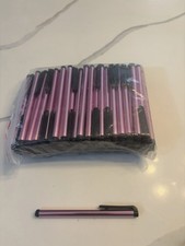 Universal Portable Stylus Pen Touch Pencil Smooth Writing ToolMetallic Pink Bulk picture