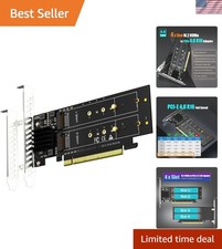 Quad M.2 NVMe to PCIe 4.0 X16 Adapter - Non-Bifurcated for Ultimate Storage picture