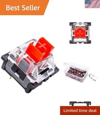 OUTEMU Red Switches, 3-pin Linear 45g Force Dustproof Hot-Swappable - Cherry ... picture