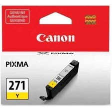 GENUINE OEM - CANON PIXMA 271Y CLI-271 YELLOW INK TANK CARTRIDGE picture