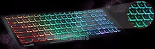 New for MSI GS60 2PE 2PL 2QD 2QE Ghost Full RGB Backlit Keyboard Crystal Keys US picture