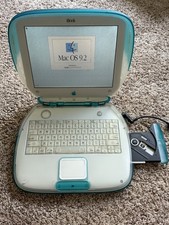 WORKING Apple iBook G3 Clamshell Blueberry M2453 — PowerPC G3 300MHz, Mac OS 9.2 picture
