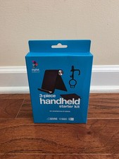NEW Digital Basics 3-Piece Handheld Starter Kit Tablet Phone Holder Stand Wipe picture