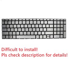 Original US Silver Backlit Keyboard for HP Envy X360 15M-dr0011dx Backlight picture