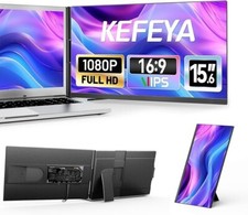 15.6'' Laptop Screen Extender, 1080P IPS Portable Monitor for Laptop KEFEYA P5 picture