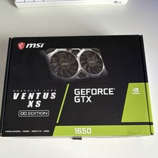 MSI GeForce GTX 1650 Ventus XS OC 4GB GDDR6 VR Ready Graphics Card picture