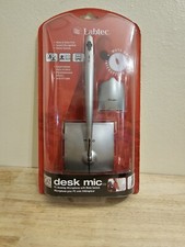 VINTAGE New Labtec Desk Mic 534 PC Desktop Microphone with Mute Switch, NOT USB picture