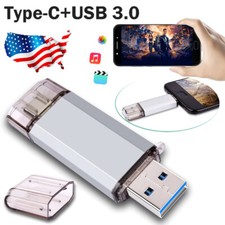 64GB Dual Drive 2 in 1 Type-C USB 3.0 Type C Flash Drive OTG USB C Memory Stick picture