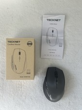 TechNet Cordless Black Mouse EWM01002 Accessories NEW OPEN BOX USB Wireless picture