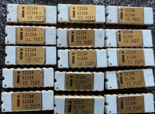 Apple 1 Intel C2104 ES Prototype White Ceramic Memory Gold New Old Stock picture