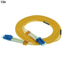 1.5M 5FT LC to LC Duplex Single Mode 9/125 Fiber Optic Optical Patch Cable Cord picture
