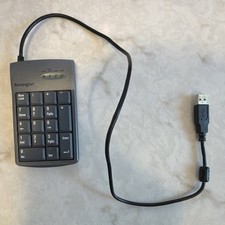 Kensington USB Wired Numeric Keypad USB Hub Num Lock Gray K72320US picture