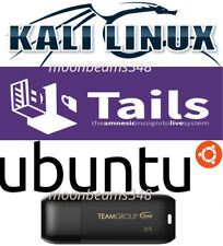 Tails 6.3 Kali 2024.2 Ubuntu 24.04 Multiboot 32 Gb FAST 3.2 Live USB Linux picture