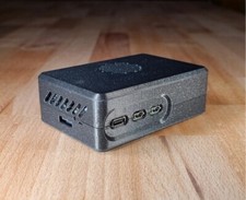 Raspberry Pi 5 + Pimoroni NVME Base Case 3D Printed picture