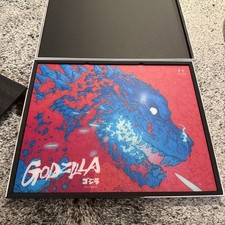 Godzilla Glass Mousepad Arbiter Studio Rare picture
