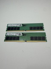2x Samsung 16GB DDR5-4800 ECC RDIMM Server RAM M323R2GA3BB0-CQK0L 32GB G2U picture