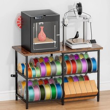 3D Printer Stand with Filament Storage, Heavy Duty Metal 3D Printer Table for 2 picture
