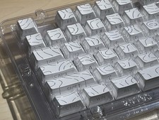 Topographic PBT Shine Through Keycap Set picture