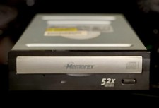 Vintage Memorex Ultra Speed 52X CD-RW Disk Drive PC -MAC MRX523252A 5.25 Tested picture