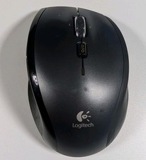 Logitech M705 Black Marathon Wireless Laser Mouse USB Receiver Ergonomic Desktop picture