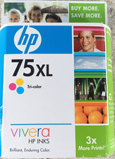 HP 75XL Tri-Color High Yield Ink Cartridge CB338WN NEW picture