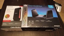 Netgear Nighthawk X8 Tri-Band 8-Stream AX6200 WiFi 6 Router And Modem CM1100 picture