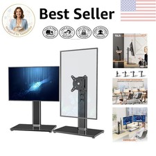 Dual Pack Adjustable Monitor Stand with Cable Management and Tilt Function picture