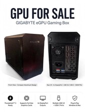 GIGABYTE eGPU Gaming Box Thunderbolt 3 External GPU Enclosure 500W Black picture