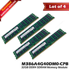 Lot x 4 Samsung M386A4G40DM0-CPB0Q 32GB 4DRx4 PC4-2133P ECC Server Memory picture