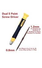 Dual Sided P5/ 1.2 & 0.8mm  Star Screwdriver Macbook Air 11