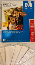 HP Premium Plus Glossy Photo Paper Mixed Bulk Lot 11 Packs 8.5x11 4x6 Inkjet picture