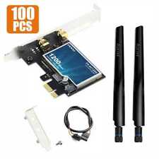 100pcs 1200Mbps PCI-E WiFi Adapter Dual Band Desktop PC PCIe WiFi Bluetooth Card picture
