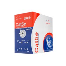 1000 / 500 FT CAT5e Cable Solid Network Wire White Blue Gray Black Cat5 Ethernet picture
